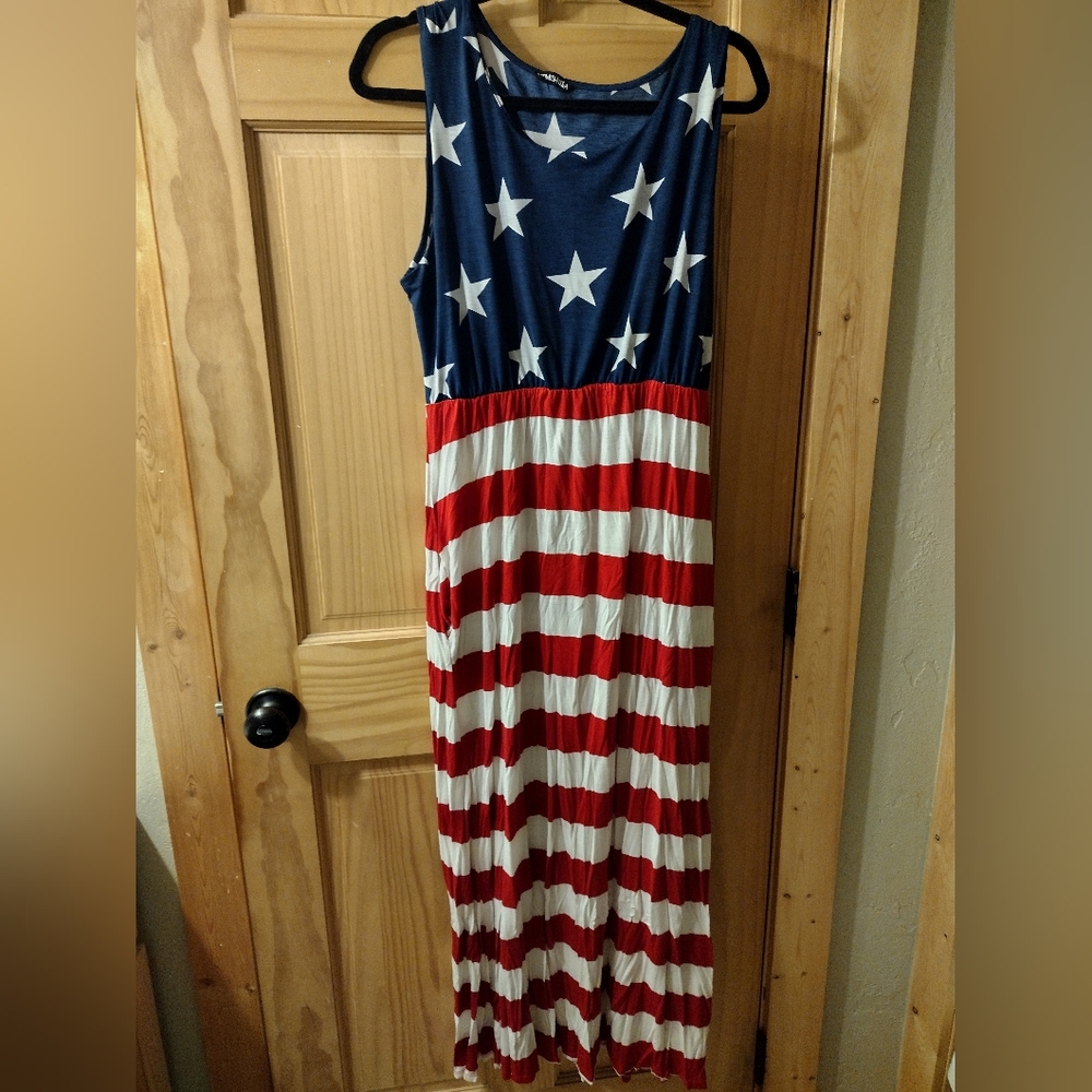 Patriotic Maxi Dress